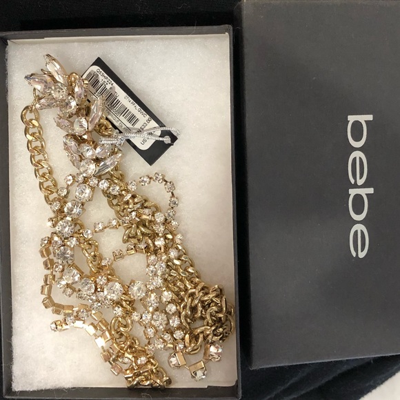 Costume jewellery gold and crystal headpiece - Picture 1 of 4